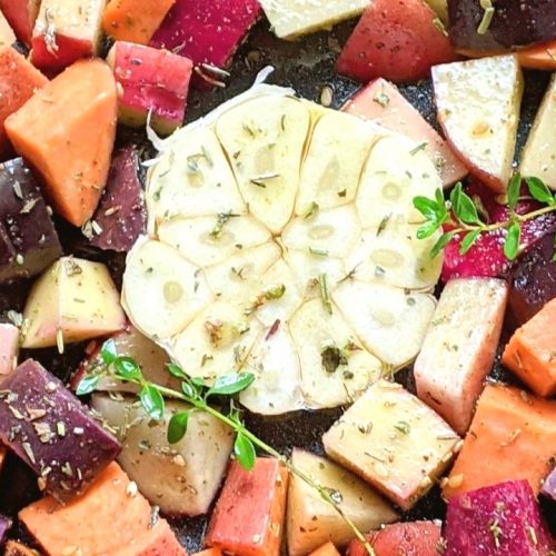 low sodium sheet pan veggies recipe roasted dinner salt free side dishes holiday meals healthy salt free vegetables with dressing
