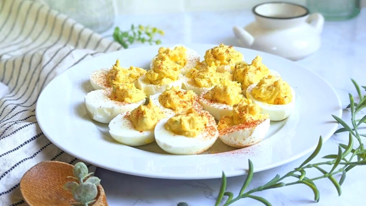 no salt deviled eggs low salt appetizers healthy appetizers no salt low sodium snacks or apps for entertaining or holidays