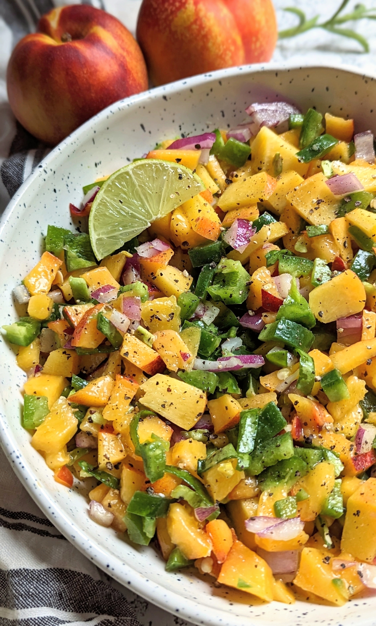 low sodium peach salsa healthy low salt snacks appetizers dips and condiments for parties