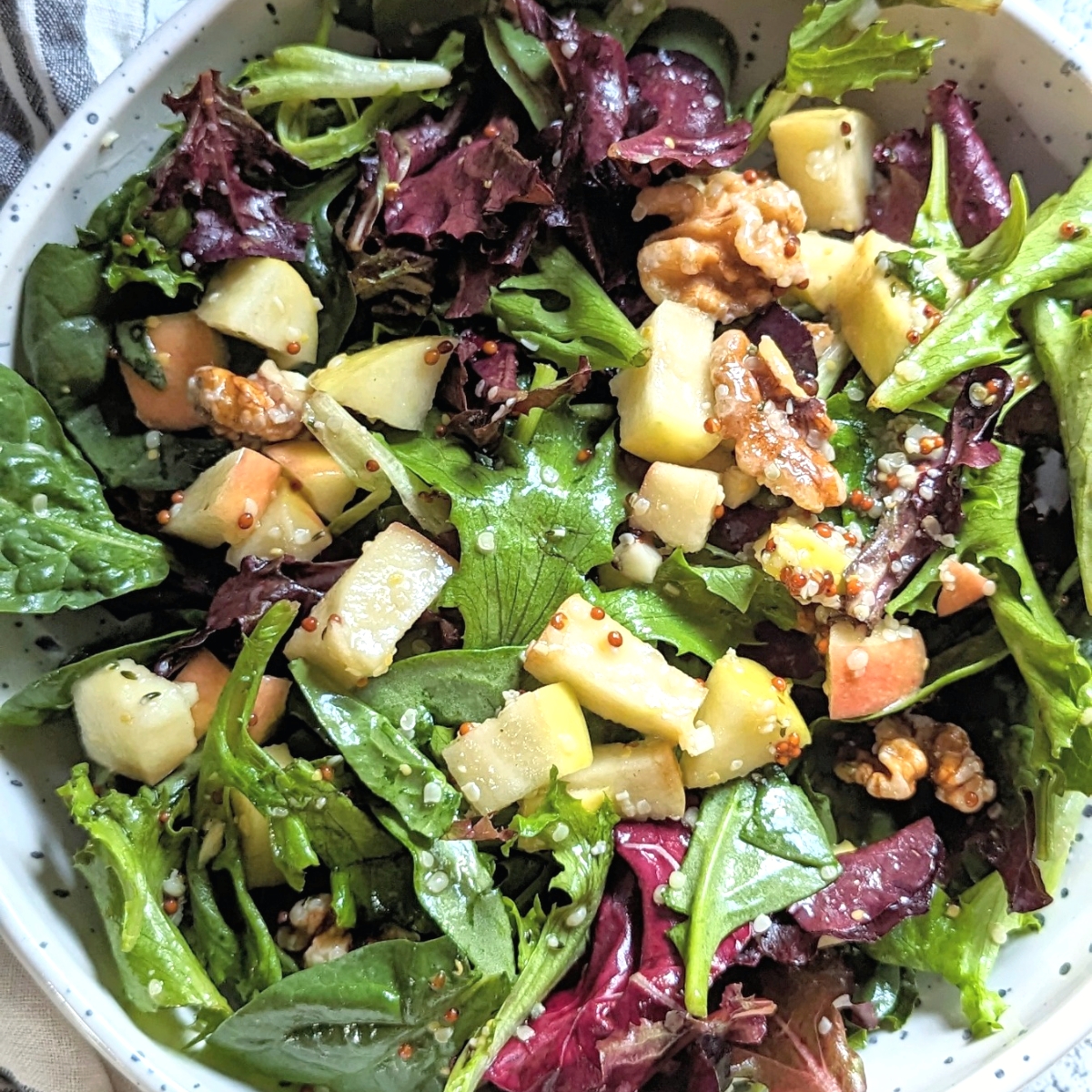 low salt apple walnut salad heart healthy salad recipes no salt easy salads without salt